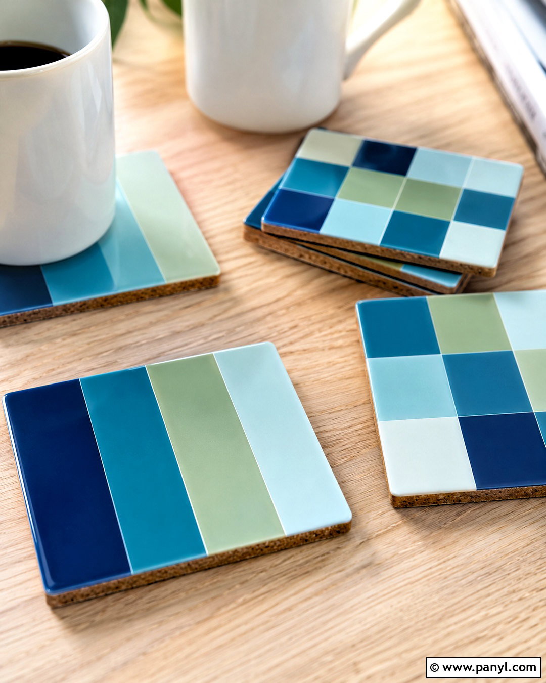 Paint Swatch Coasters - 20 paint swatch crafts