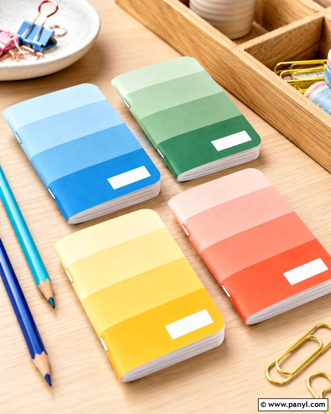 Paint Swatch Mini Notebooks - 20 paint swatch crafts