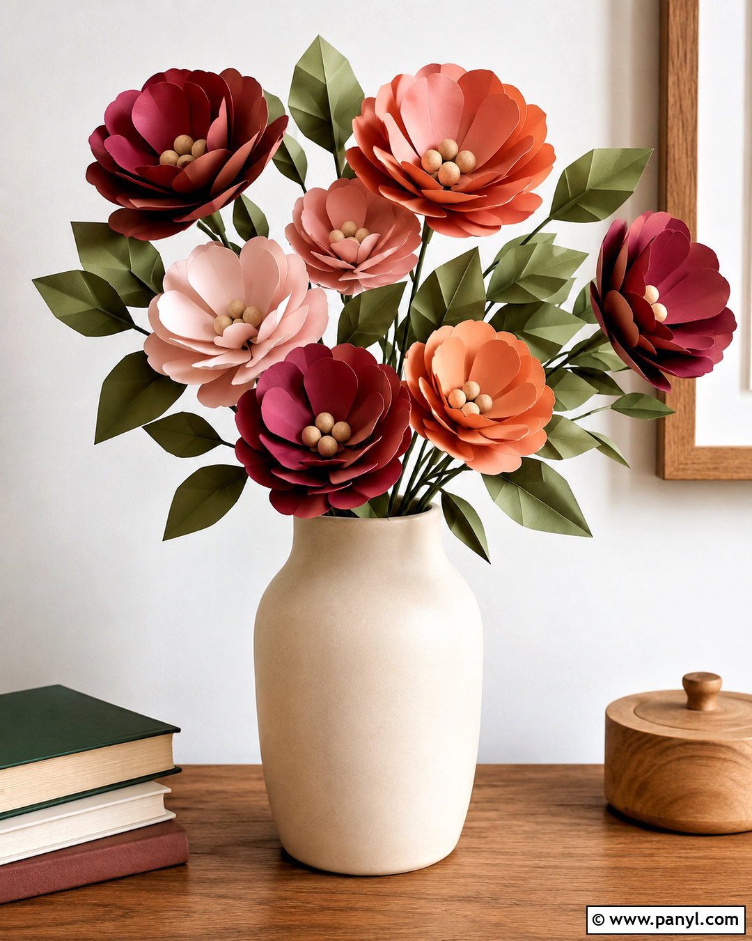 Paint Swatch Paper Flowers - 20 paint swatch crafts