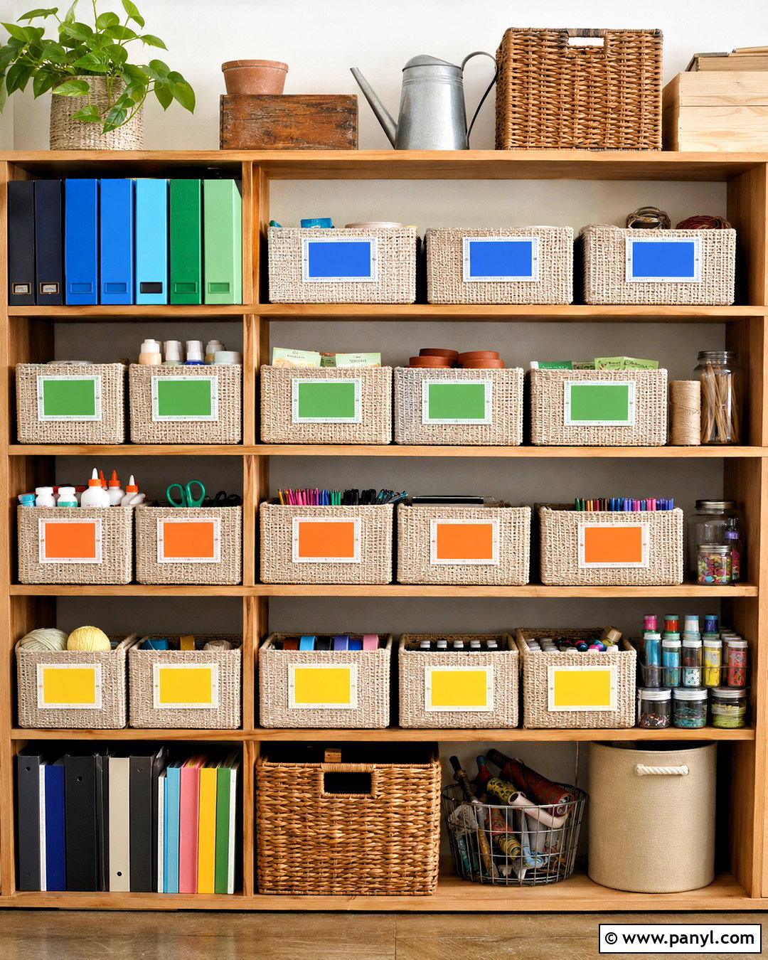 Paint Swatch Storage Labels - 20 paint swatch crafts