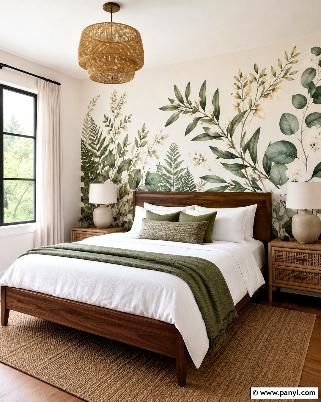 Painted Arch Accent Wall - 20 hand painted accent wall ideas