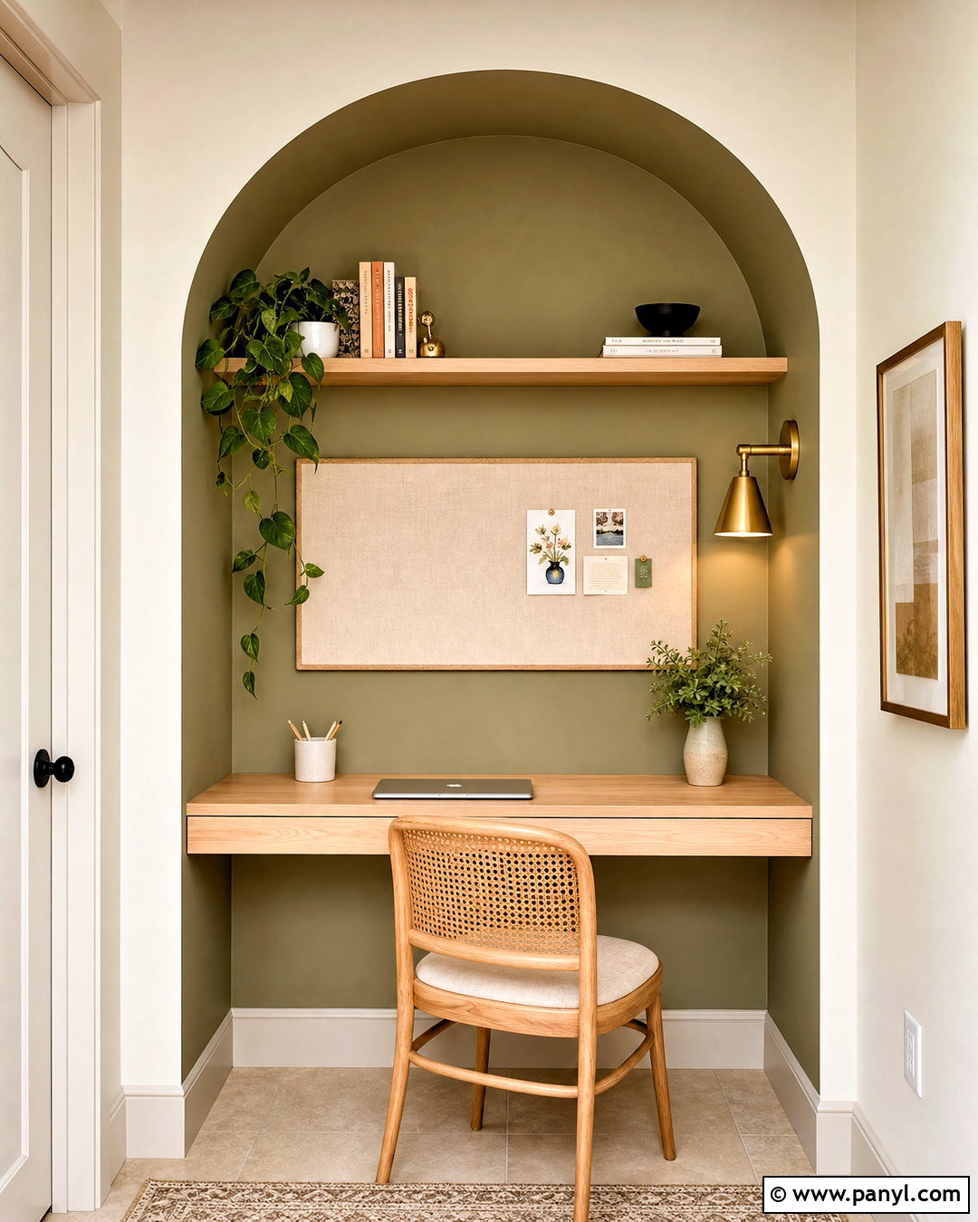 Painted Arch Accent Wall - 20 accent wall designs paint ideas