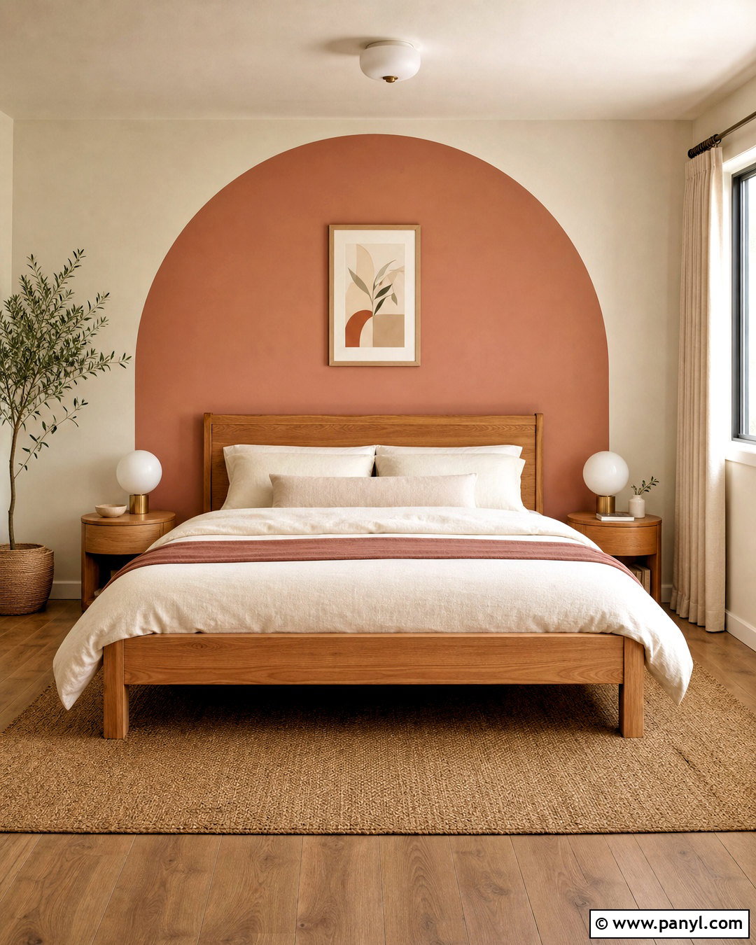 Painted Arch Bedroom Wall - 20 room wall painting ideas aesthetic ideas