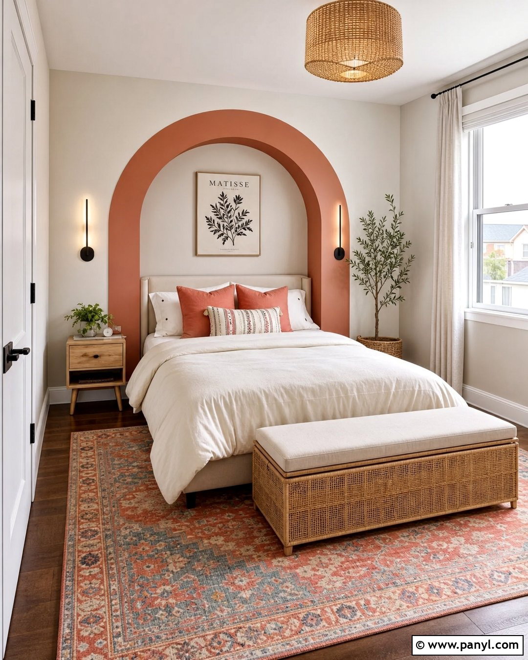 Painted Arch Girls Room Accent Wall - 25 Accent Wall For Girls Room Ideas