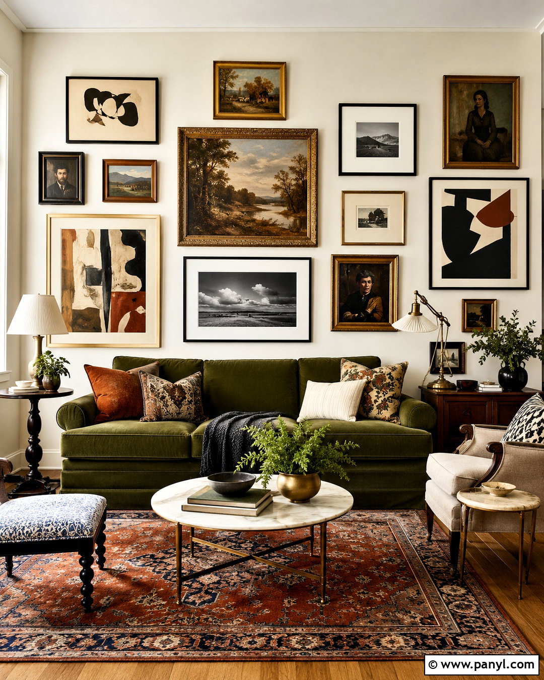 Painted Arch Living Room Wall - 20 living room wall designs