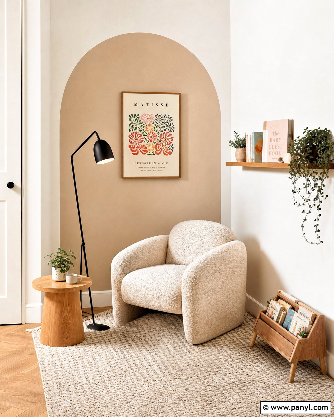 Painted Arch Neutral Accent Wall - 20 neutral accent wall ideas