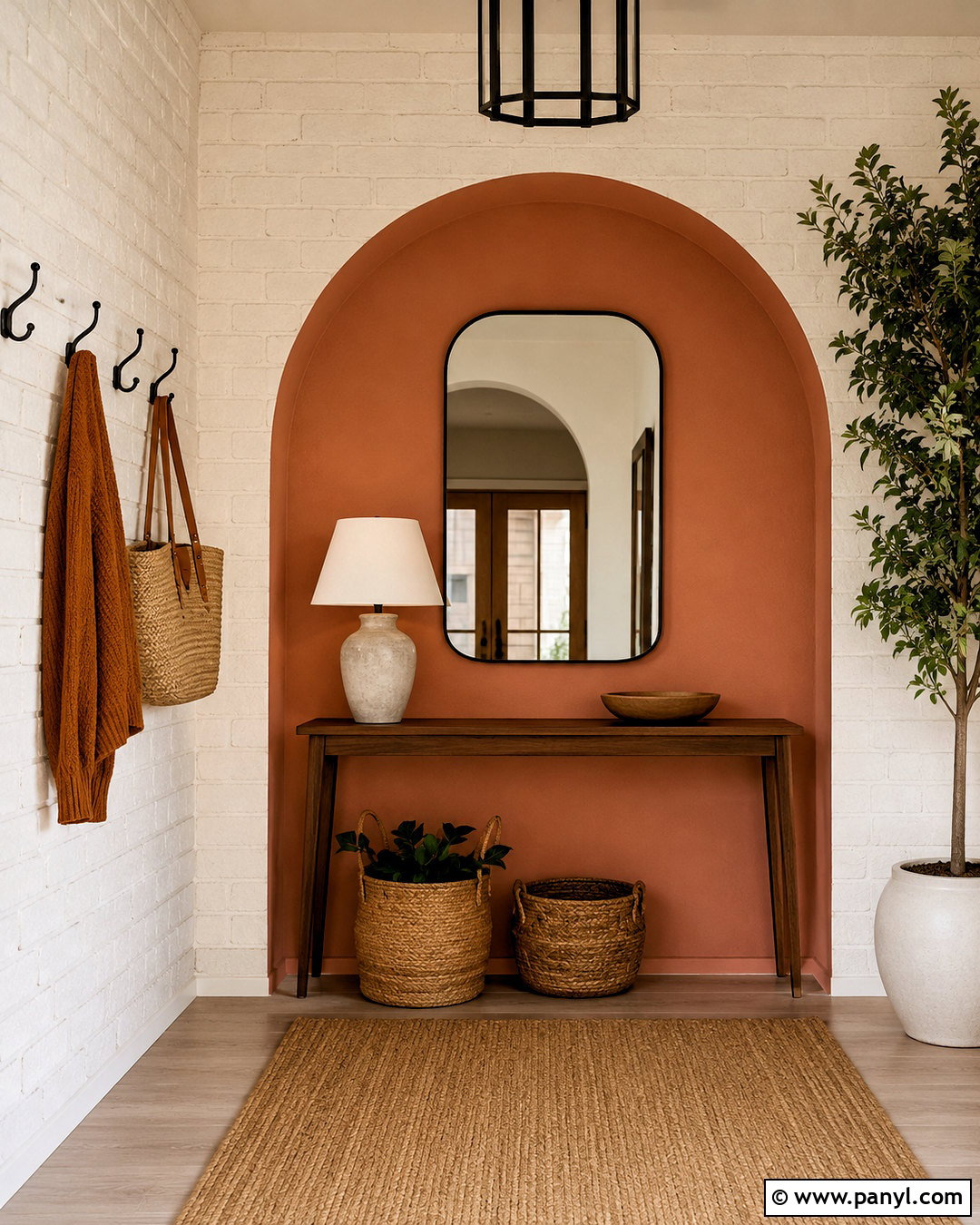 Painted Arch On Brick Wall - 20 painting on brick wall ideas