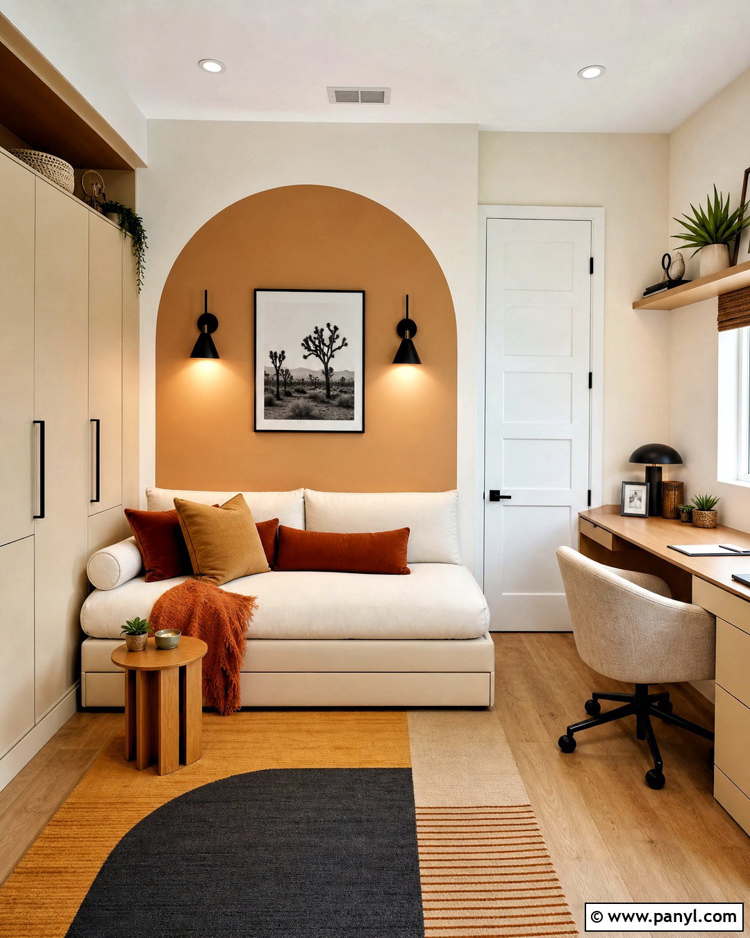 Painted Arch Small Room Paint - 20 small room paint ideas