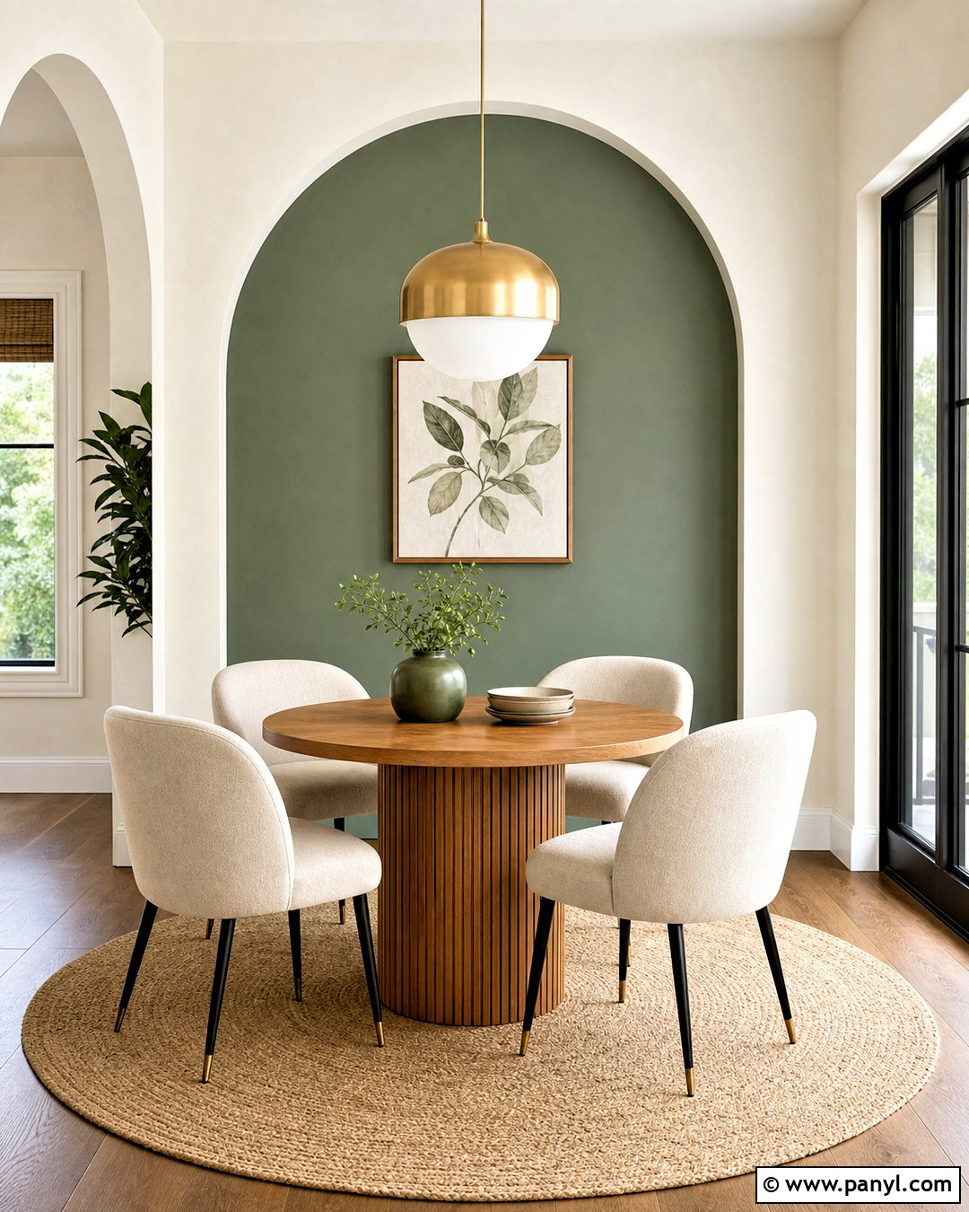 Painted Arch Wall - 20 wall paint designs