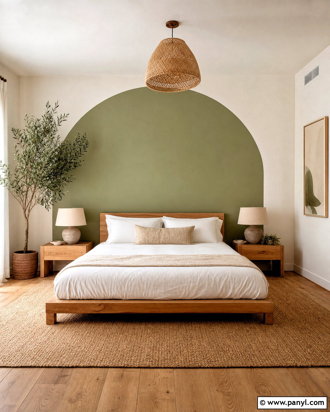 Painted Arch Wall - 20 fun wall painting ideas creative ideas