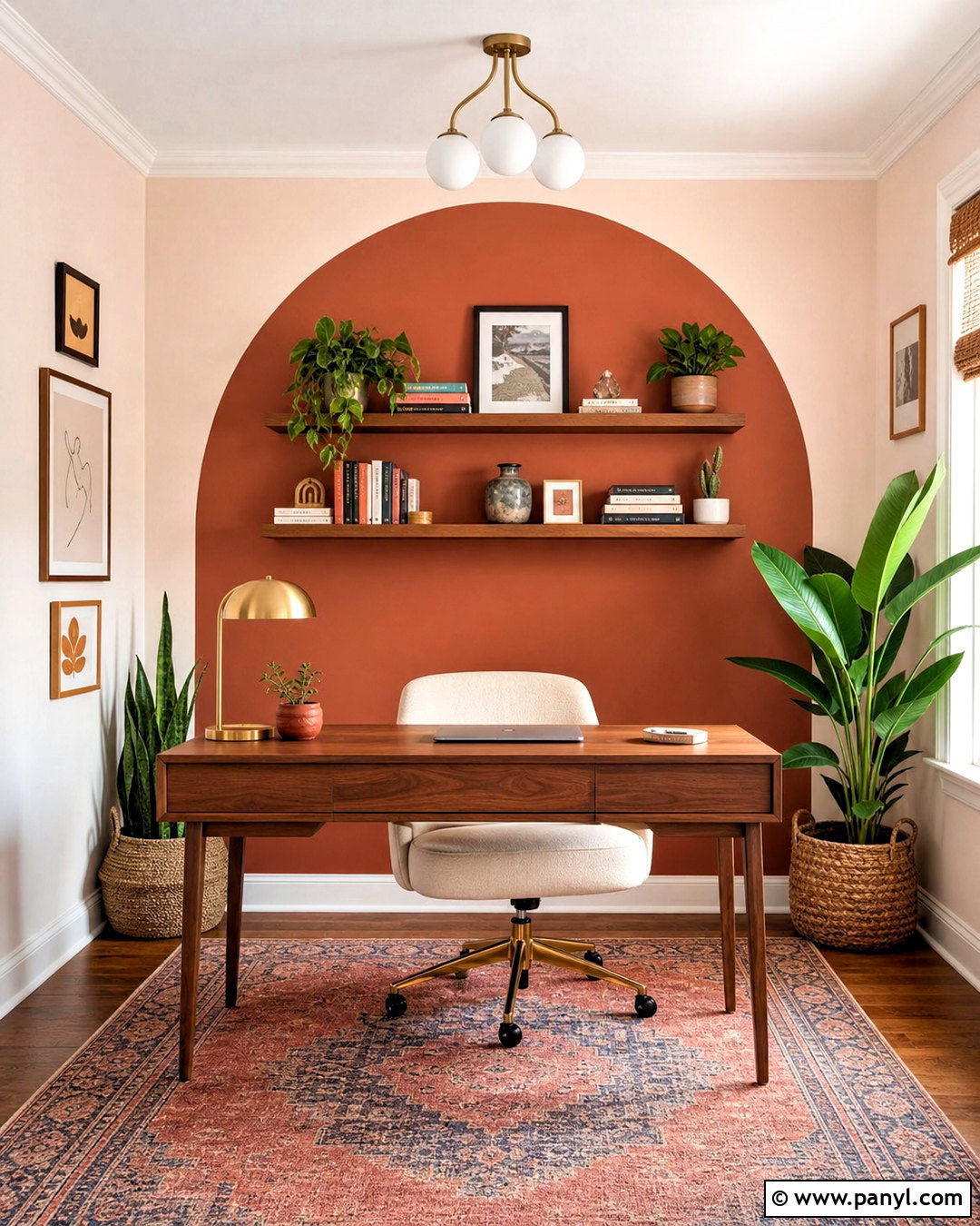 Painted Arch Wall - 20 funky wall paint ideas