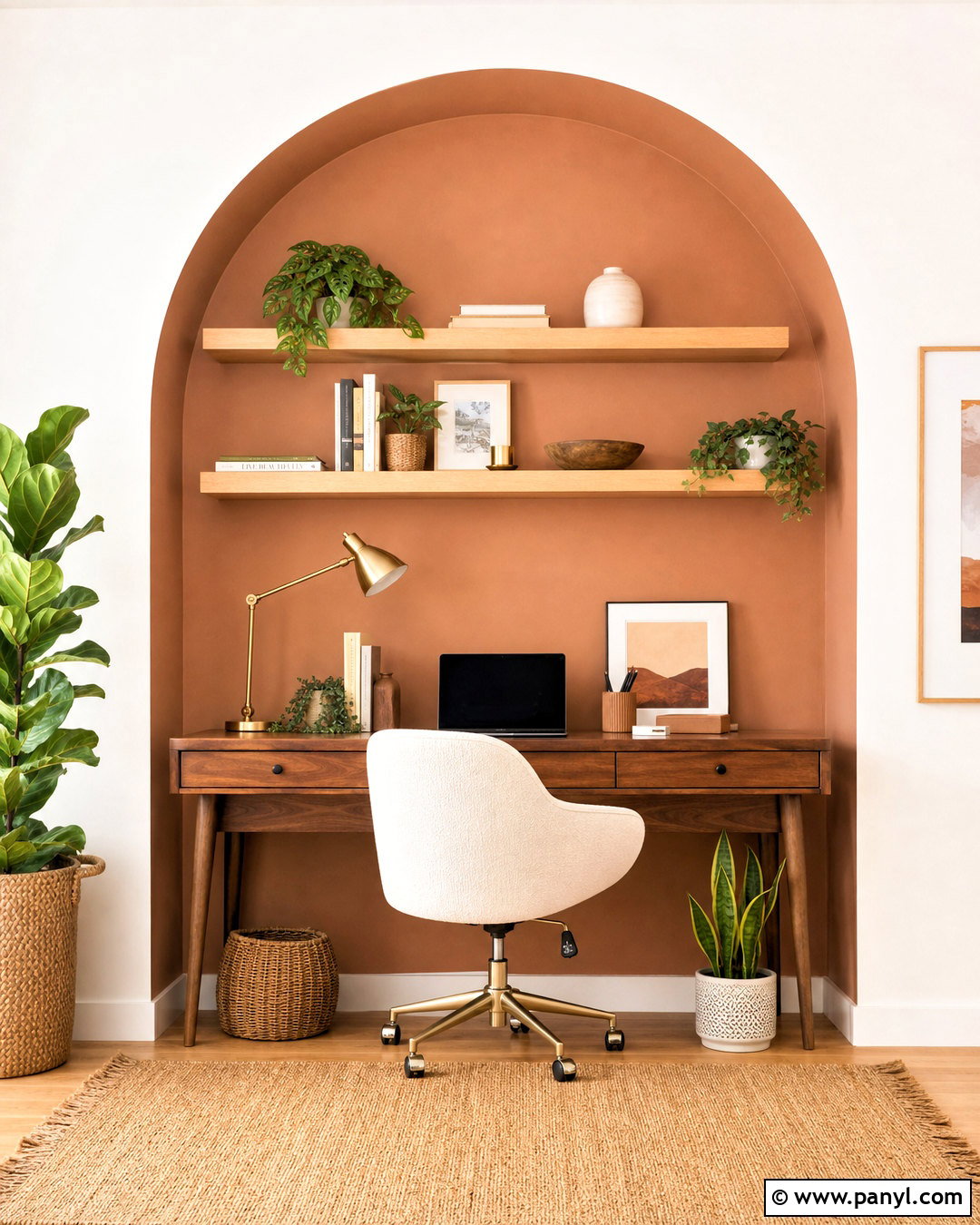 Painted Arch Wall Design - 20 unique wall paint designs