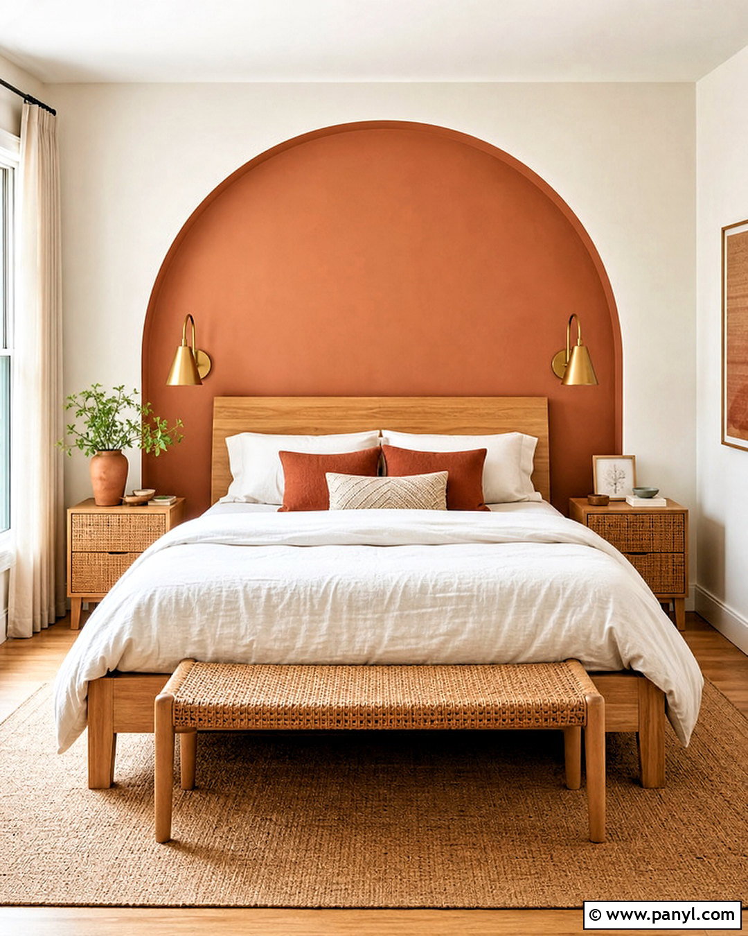 Painted Arch Wall Pattern - 20 wall paint patterns