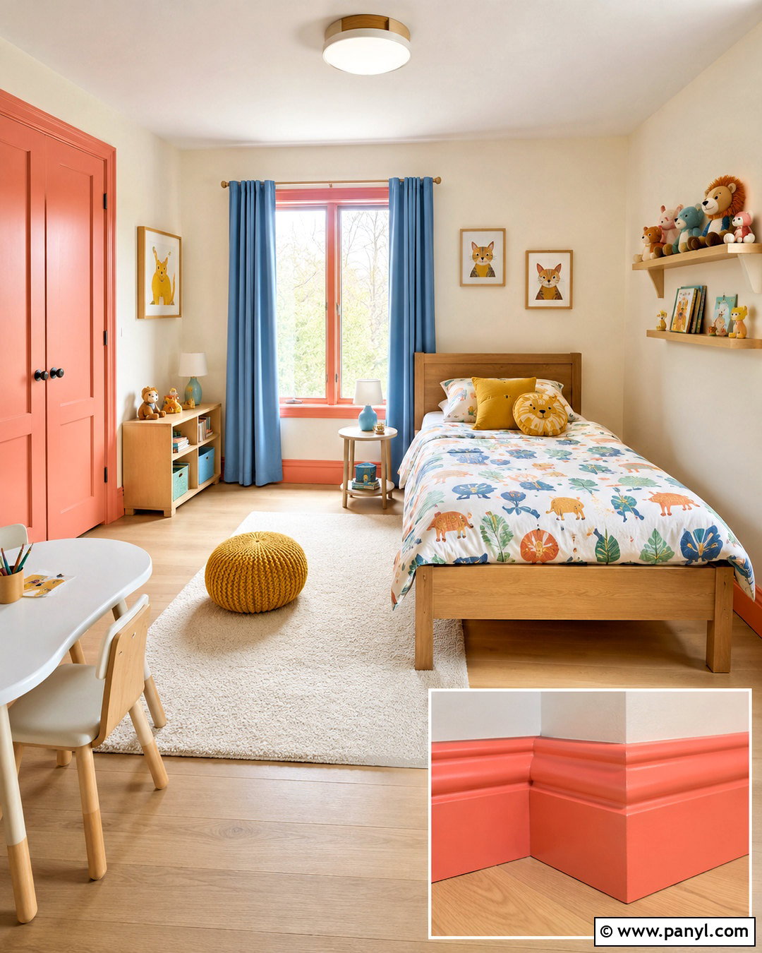 Painted Baseboards In Kids Room - 20 painted baseboards