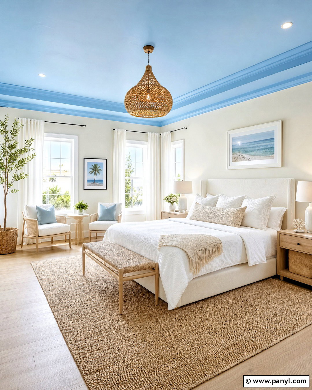 Painted Bedroom Ceiling - 20 house painting ideas interior ideas