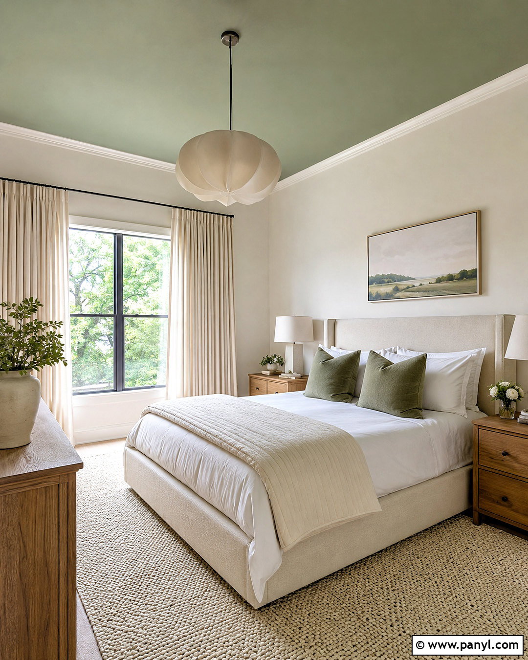 Painted Bedroom Ceiling - 35 Wall Paint Bedroom Ideas