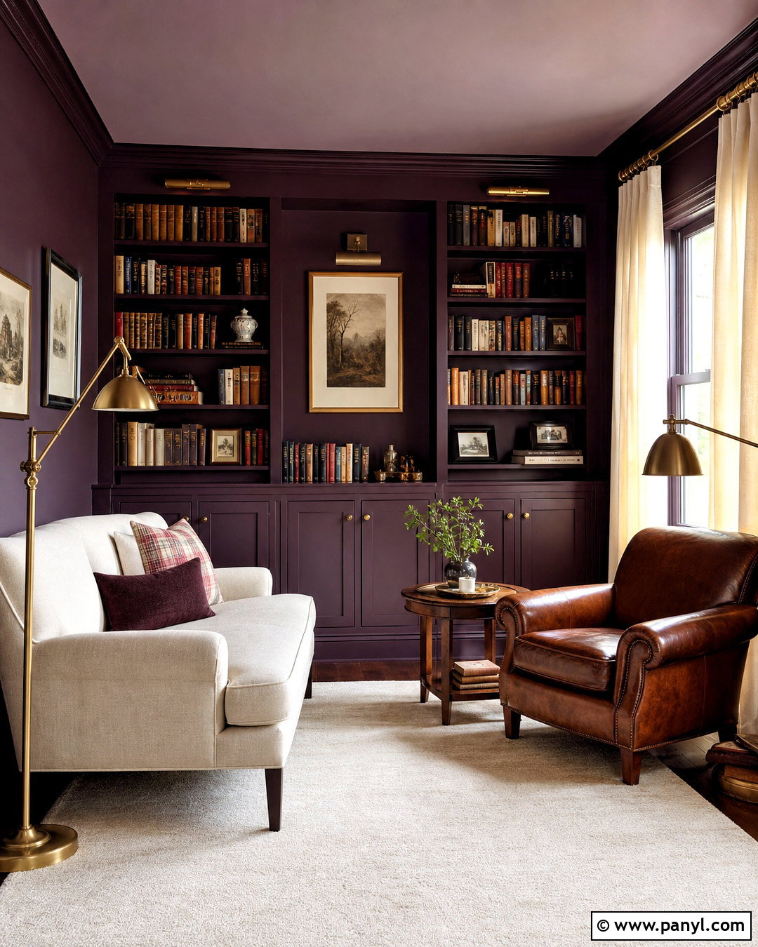 Painted Ceiling And Walls - 20 home wall painting ideas