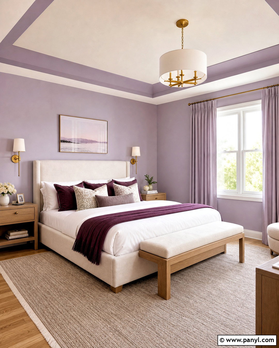 Painted Ceiling Border Wall - 20 painted wall design ideas