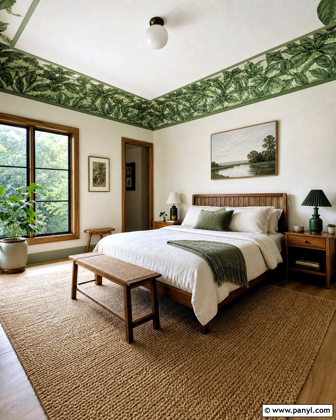 Painted Ceiling Border Wall - 20 fun wall painting ideas