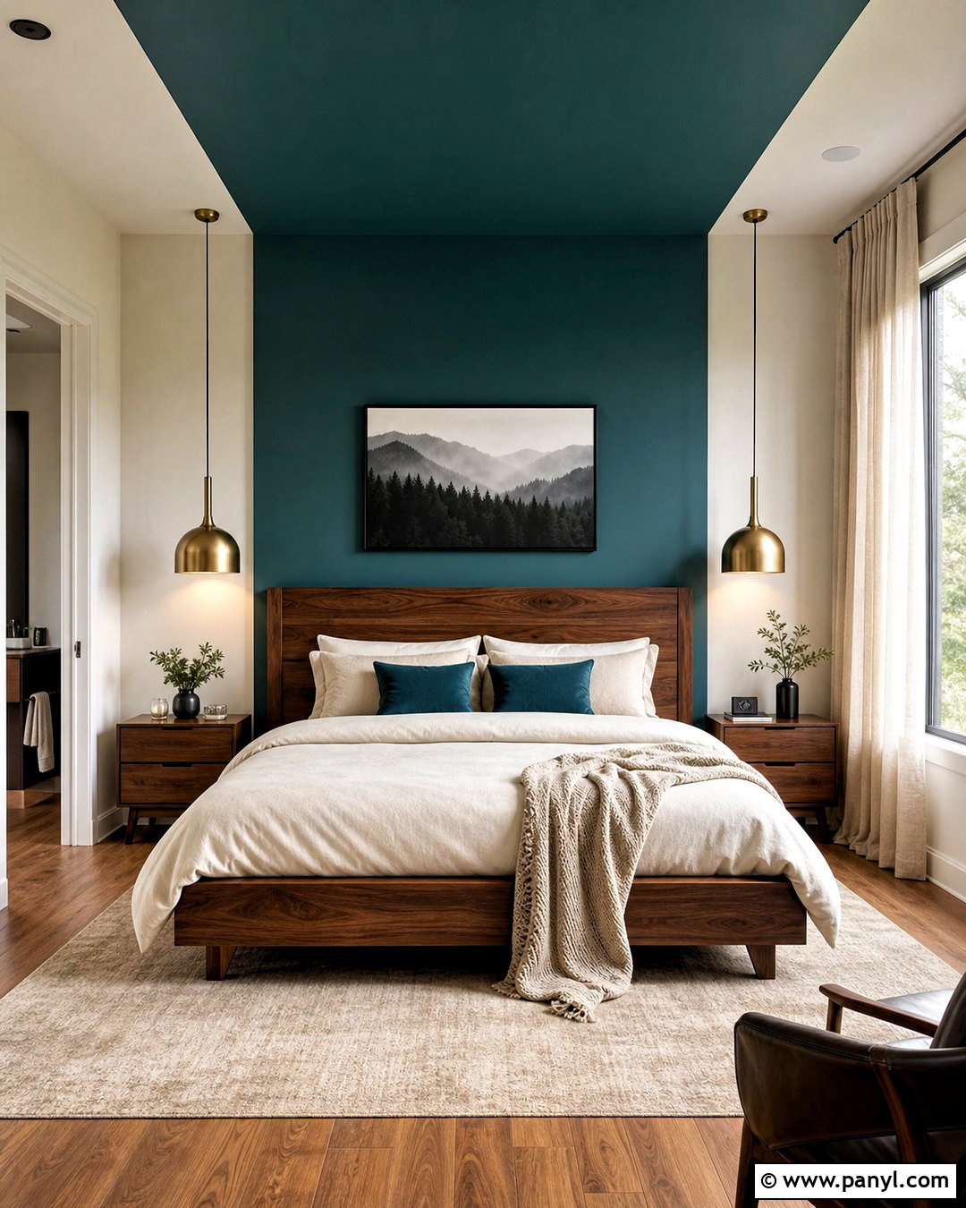 Painted Ceiling Wrap Accent Wall - 20 accent wall designs paint ideas