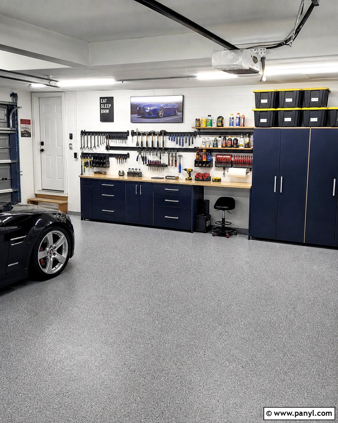 Painted Concrete Block Garage Wall - 20 garage interior walls