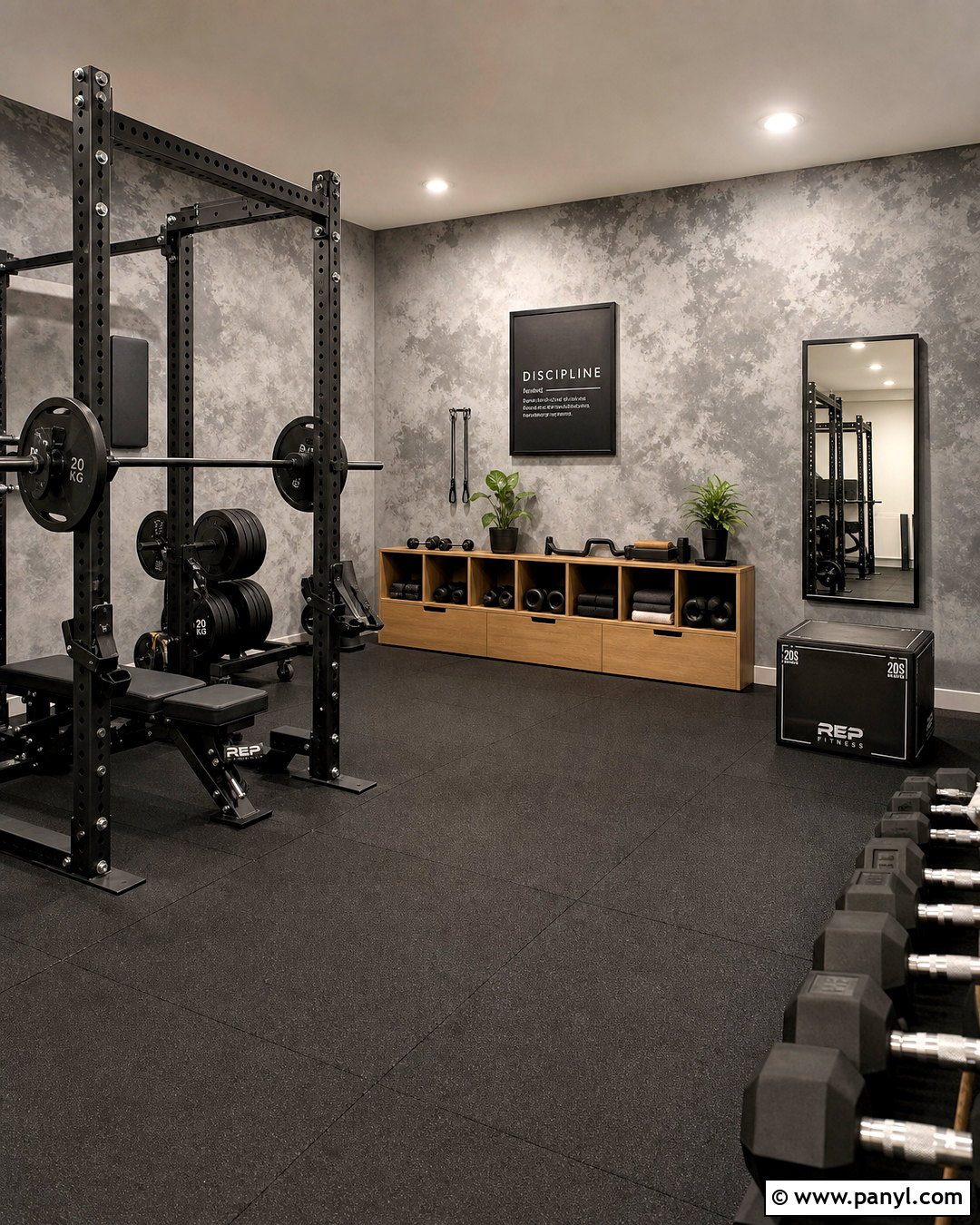 Painted Concrete Gym Wall - 20 gym wall painting ideas