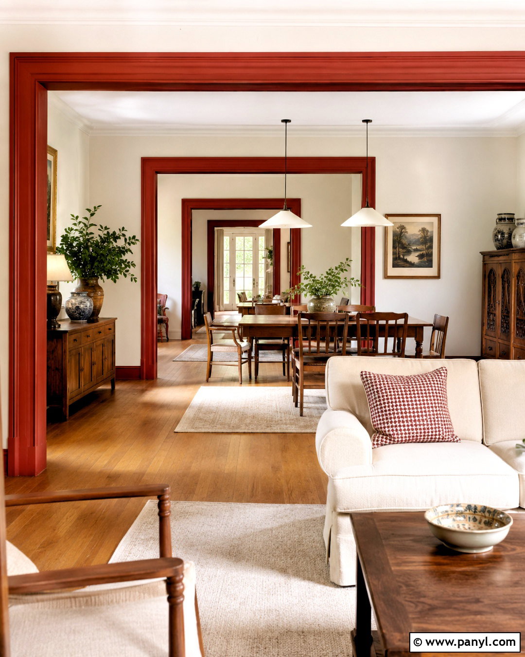 Painted Door Frame Walls - 20 painting ideas for home walls
