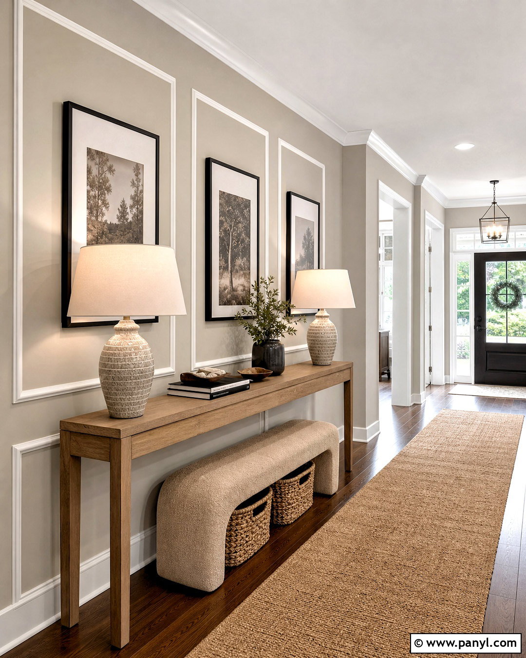 Painted Frame Accent Wall - 20 accent wall paint designs