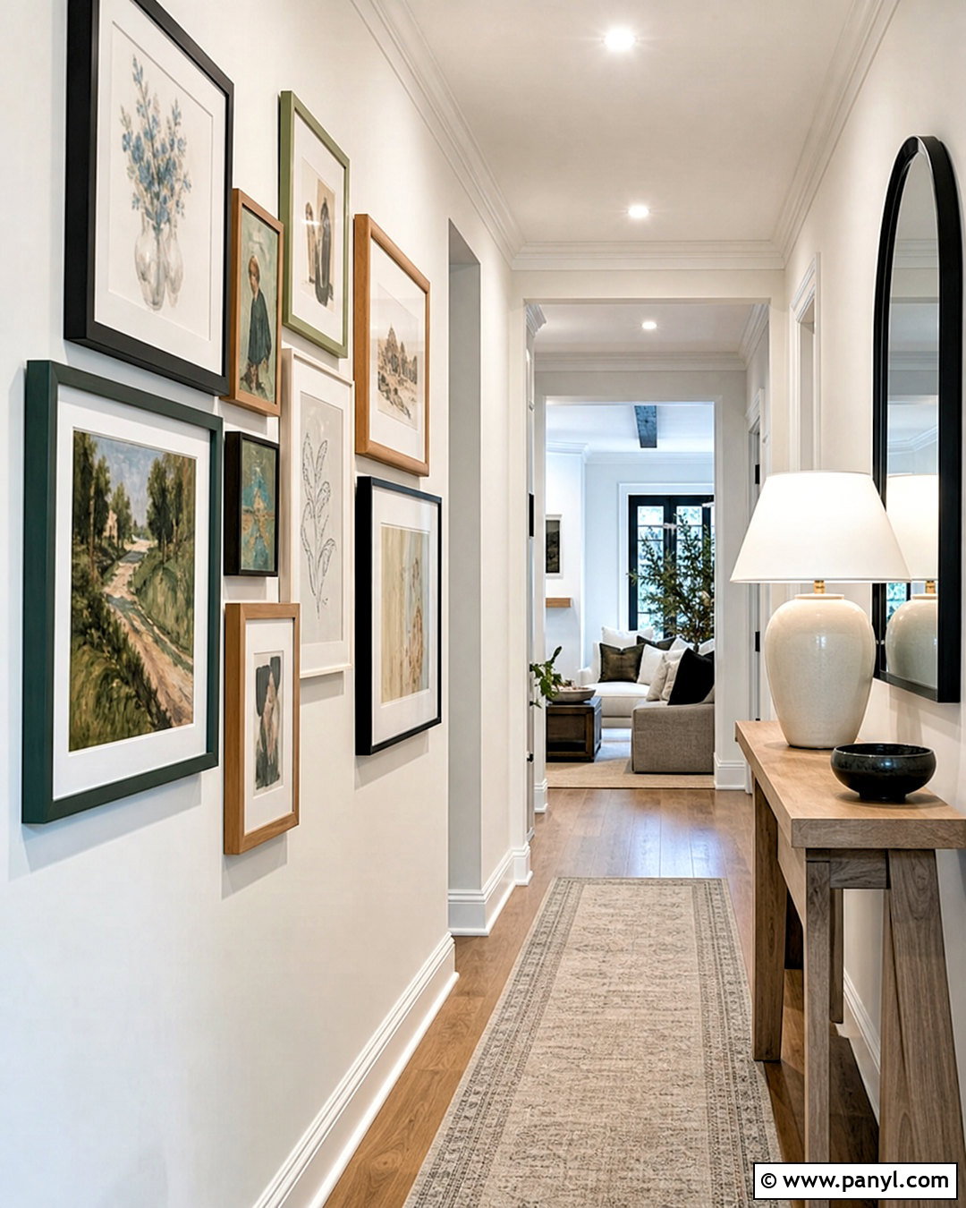 Painted Frame Wall - 20 painted wall design ideas