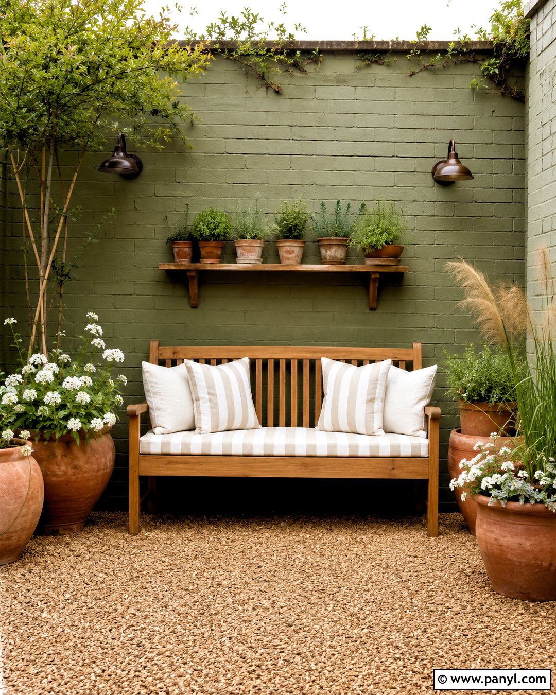 Painted Green Outside Wall - 20 outside wall ideas