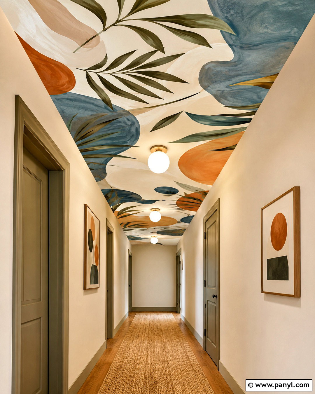 Painted Hallway Ceiling Mural - 20 painted ceiling hallway ideas