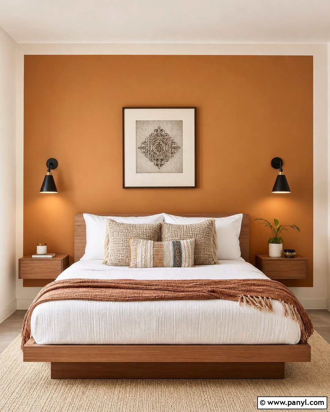 Painted Headboard Feature Wall - 30 Feature Wall Paint Ideas