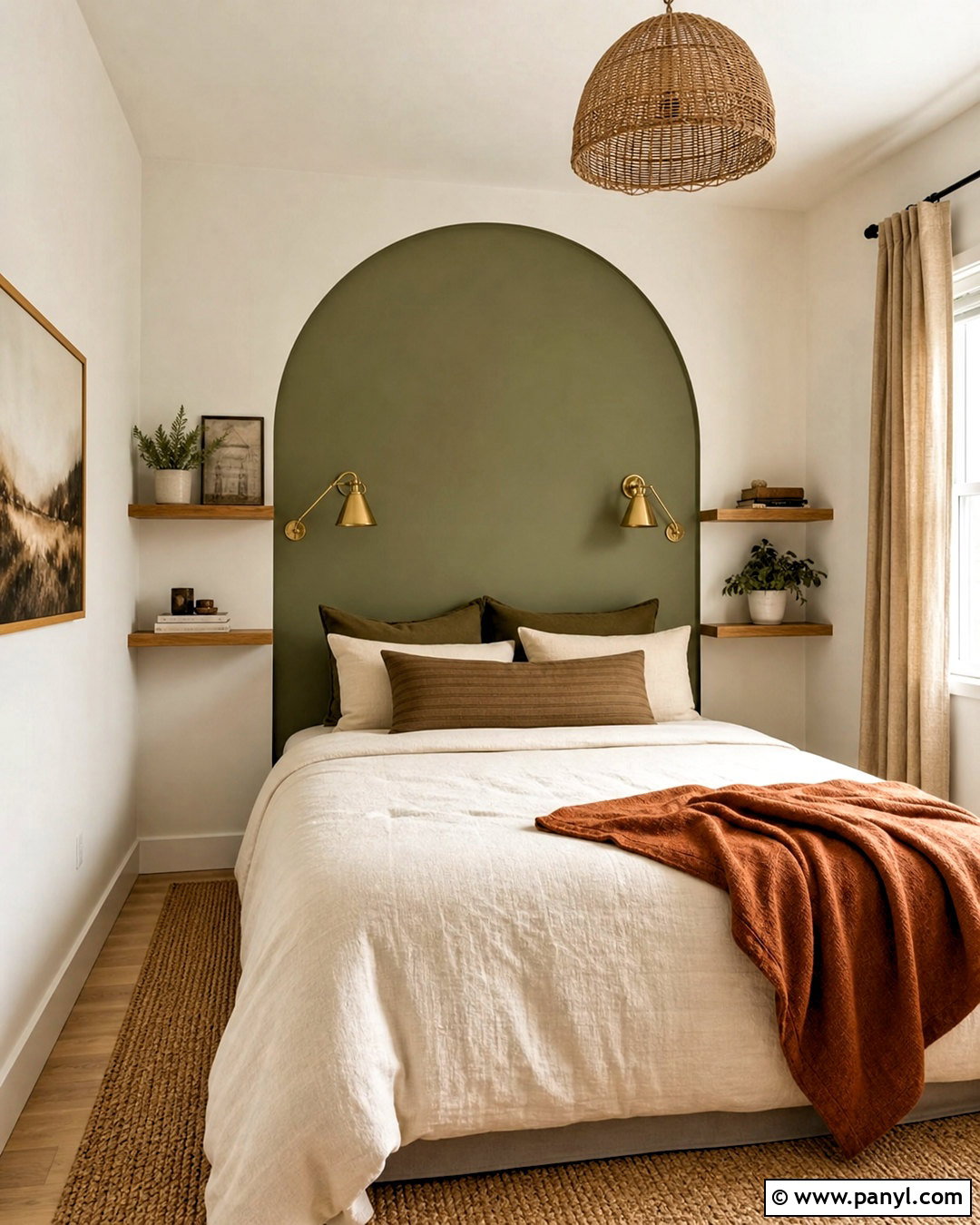 Painted Headboard Small Bedroom - 20 bedroom paint ideas for small rooms