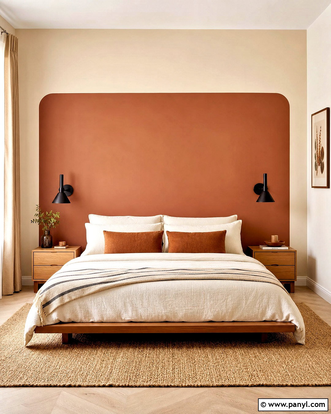 Painted Headboard Wall - 20 wall paint designs