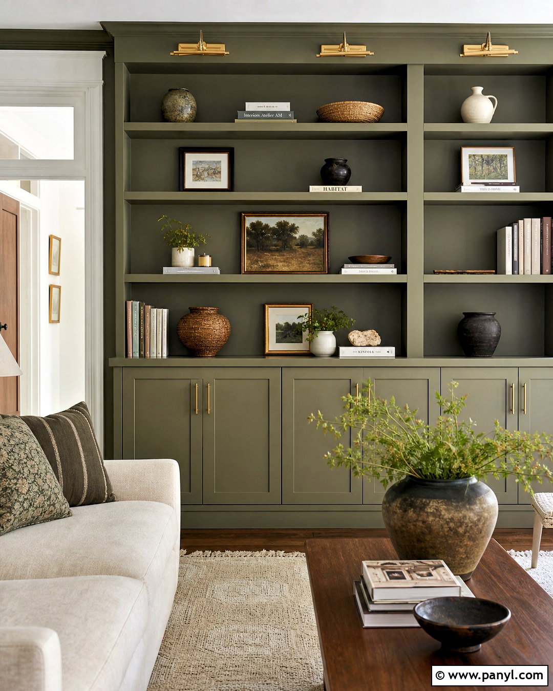 Painted Living Room Built Ins - 20 home painting ideas living room ideas