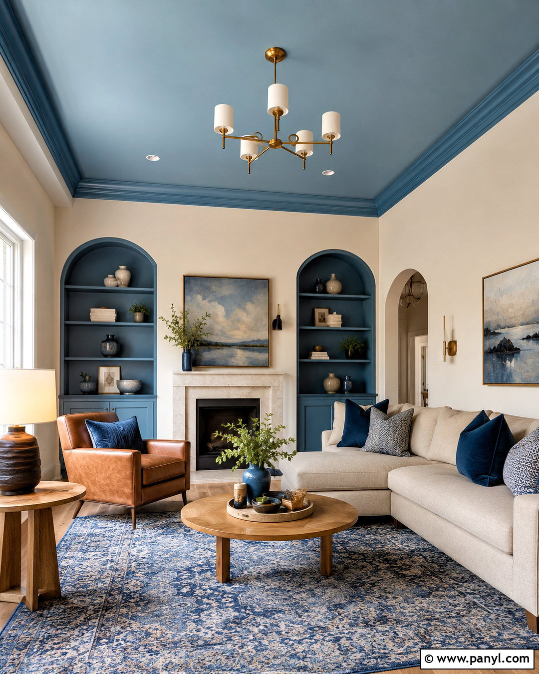 Painted Living Room Ceiling - 20 living room paint design ideas