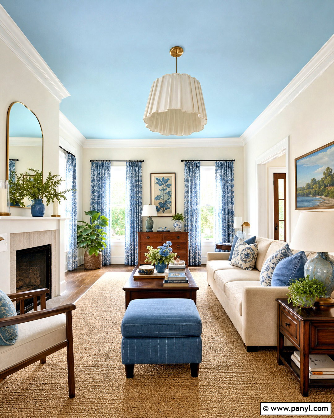 Painted Living Room Ceiling - 20 home painting ideas living room ideas