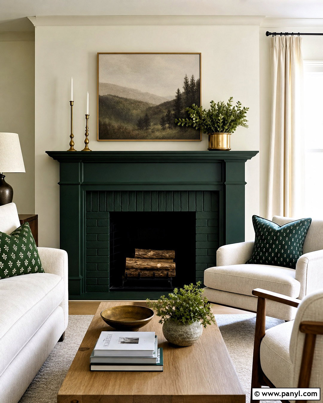 Painted Living Room Fireplace - 20 home painting ideas living room ideas
