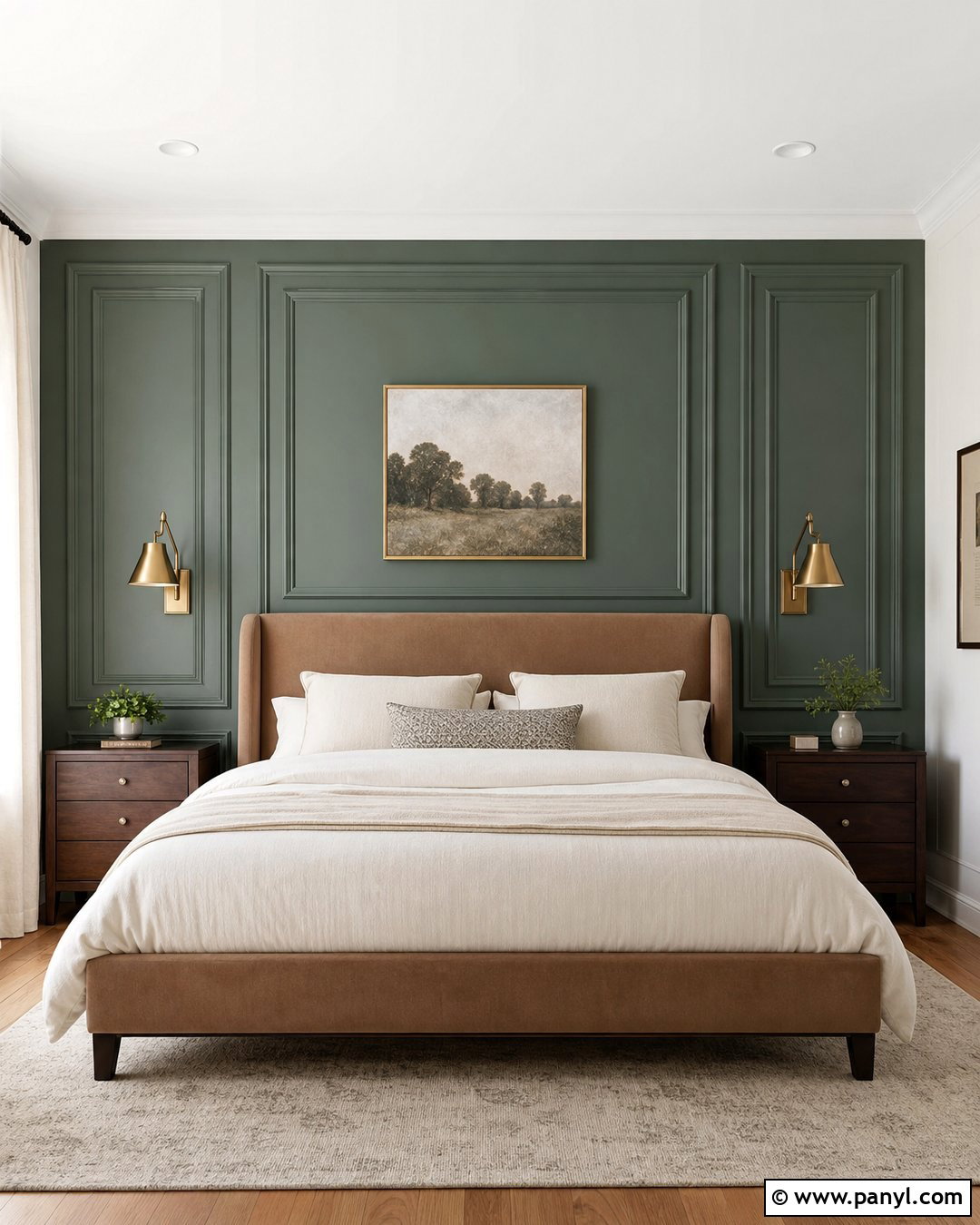Painted Panel Molding Wall - 35 decorative wall paint ideas