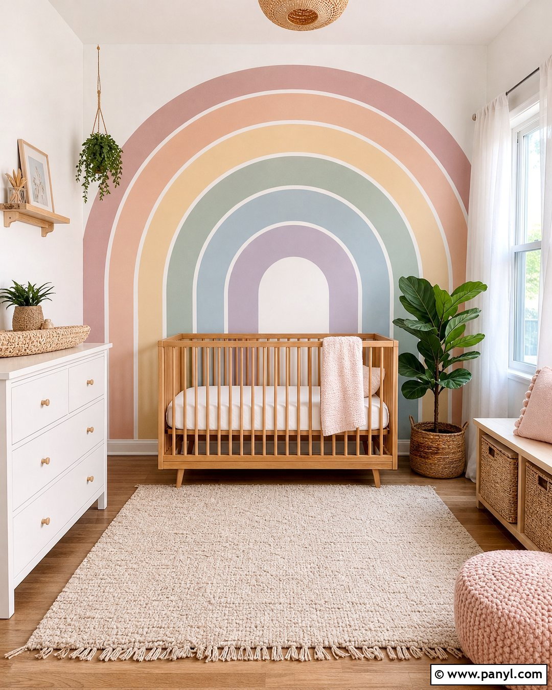 30 Pastel Rainbow Wall Ideas: Cheerful Kids’ Rooms You’ll Love