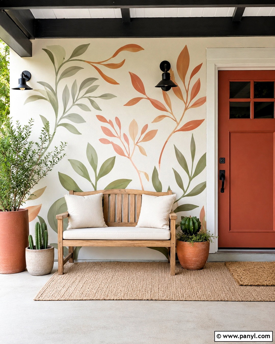 Painted Porch Wall Mural - 20 porch wall design ideas