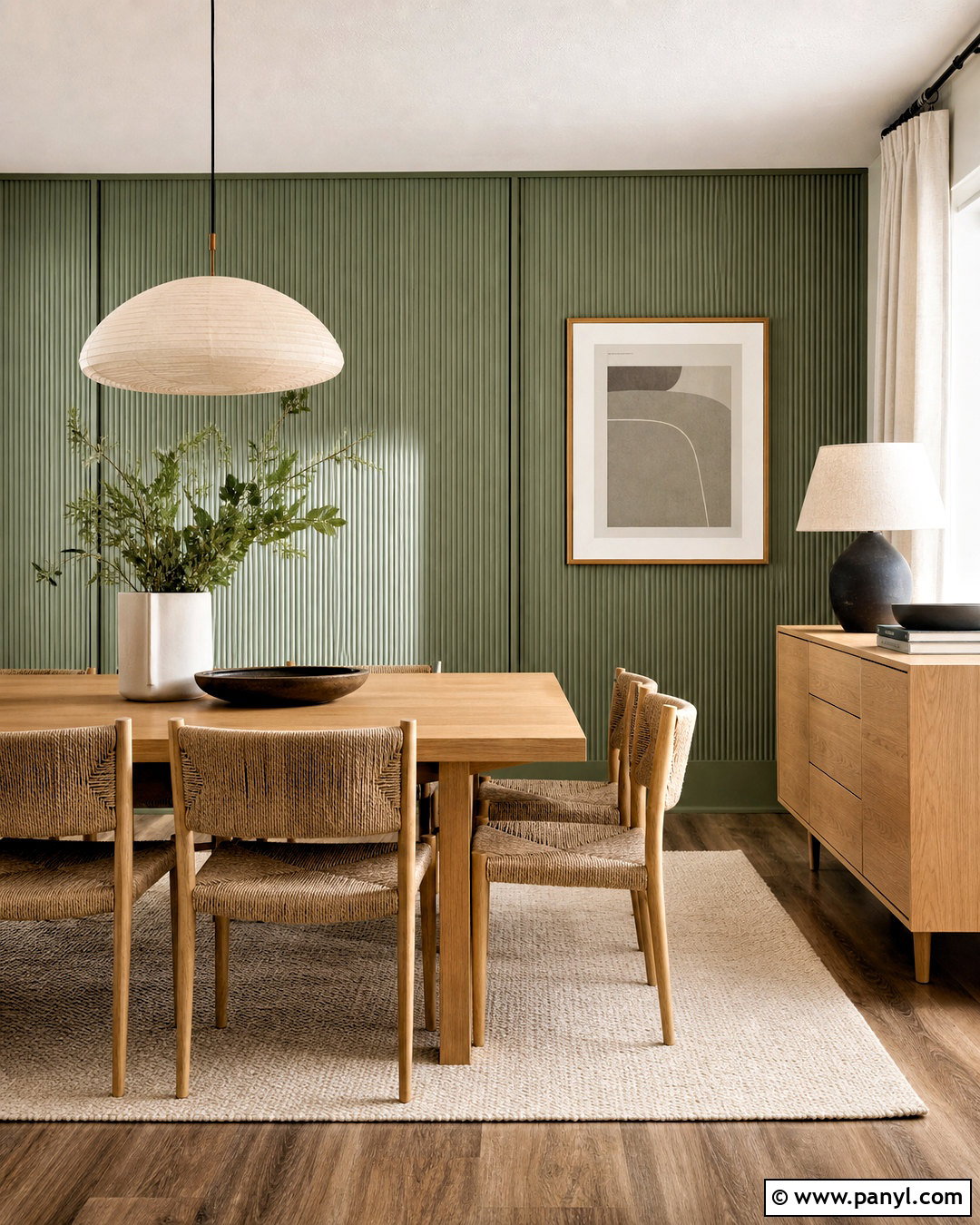 Painted Reeded Wall Panels - 20 wall panel texture ideas