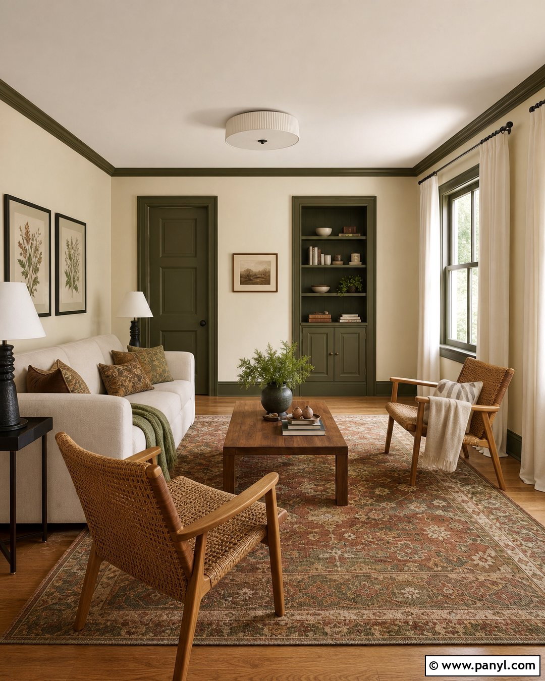 Painted Trim And Walls - 30 Modern Wall Paint Ideas