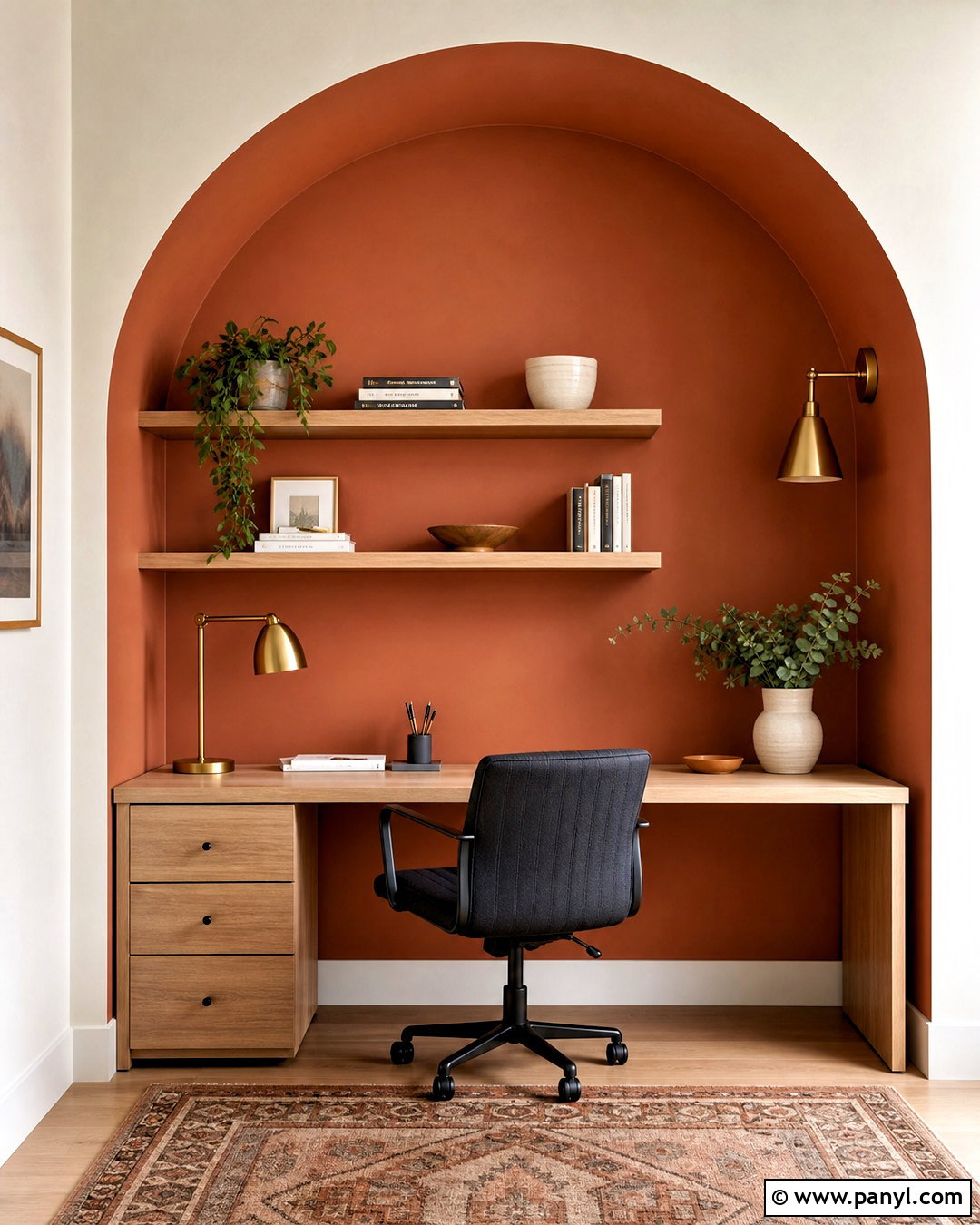 Painted Wall Arch - 20 interior wall painting ideas