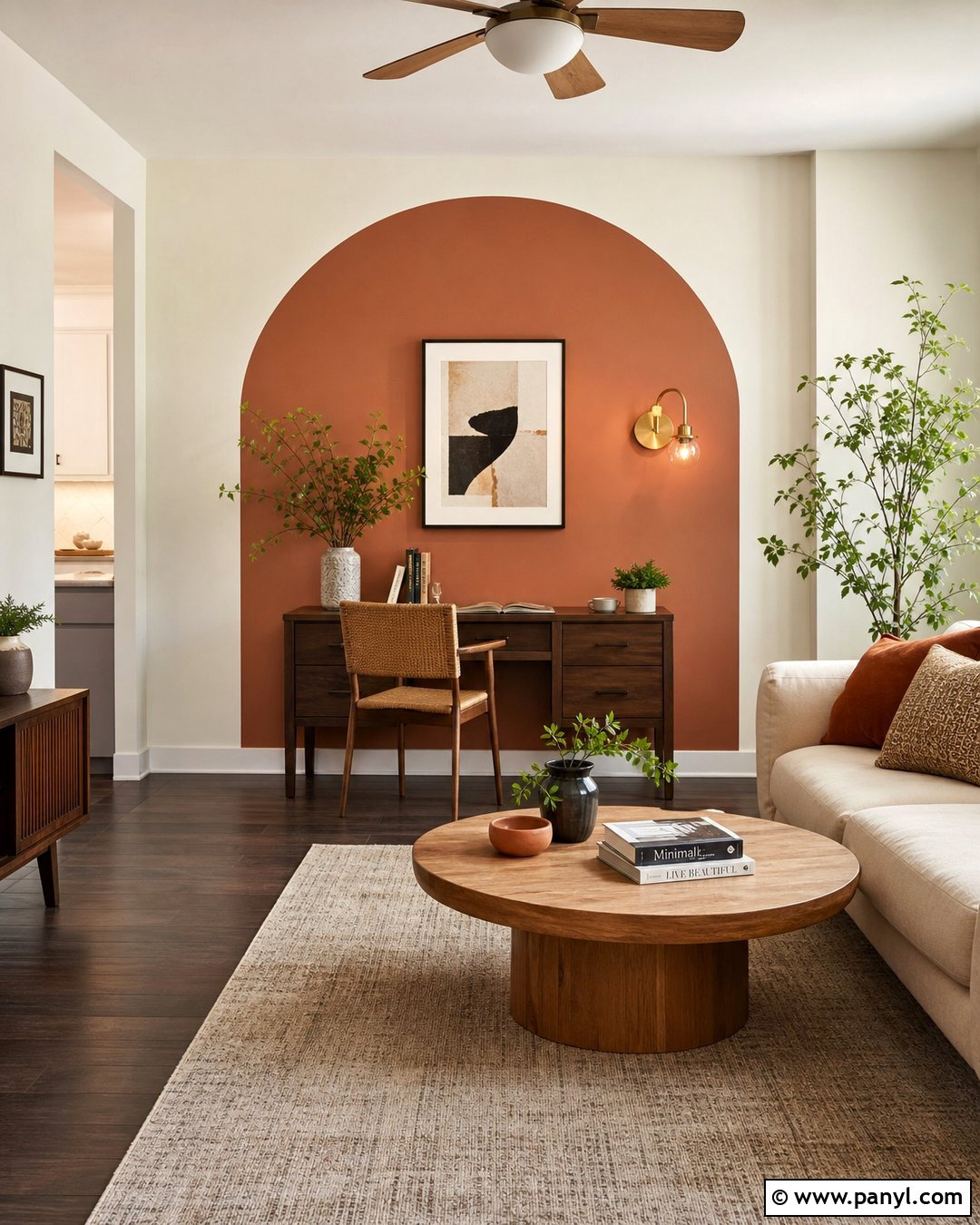 Painted Wall Arch - 30 Modern Wall Paint Ideas