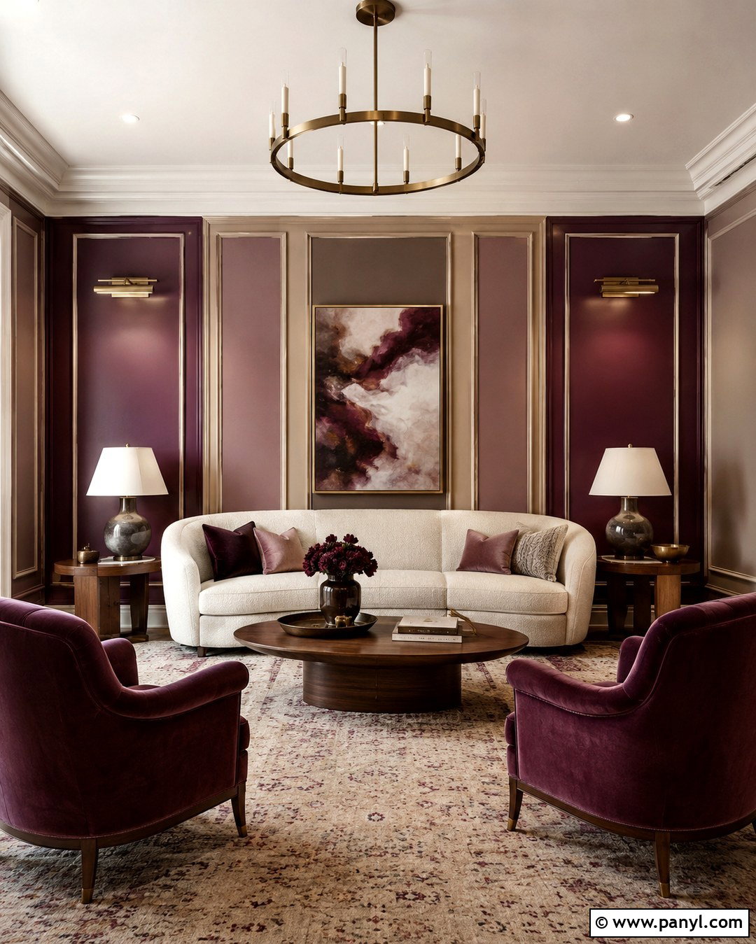 Painted Wall Panels - 20 Multi Color Room Walls