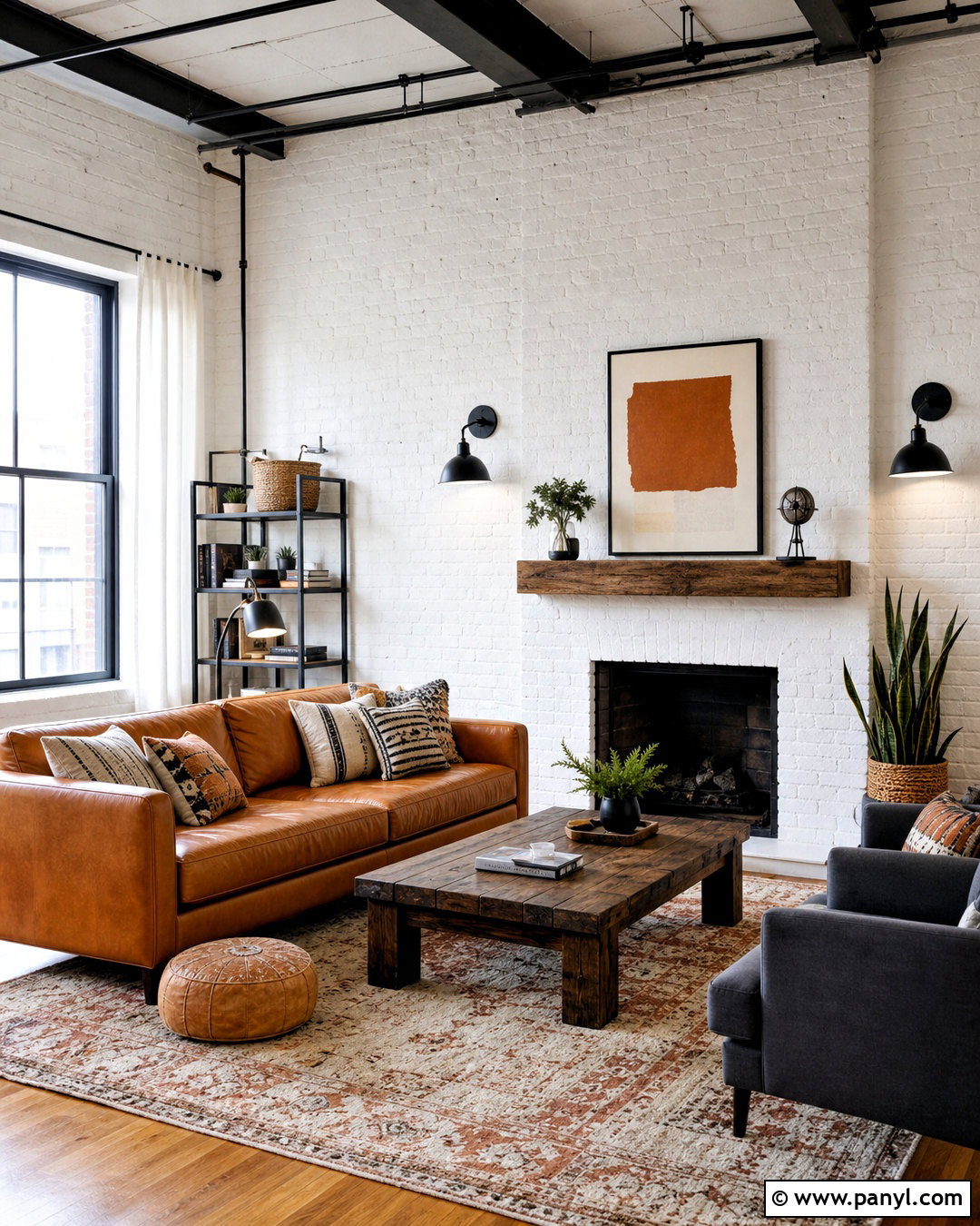 Painted White Brick Wall - 20 white wall ideas