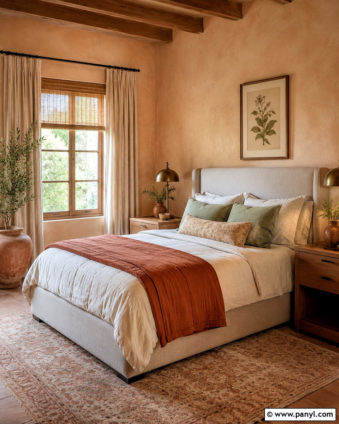 Pale Apricot Tuscan Walls - 35 tuscan wall colors