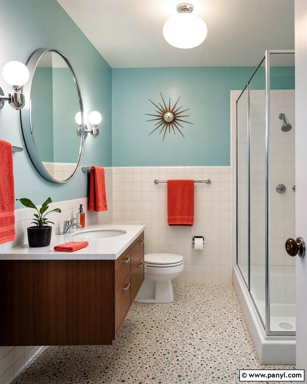 20 60s Wall Color Ideas for a Playful Midcentury-Style Home