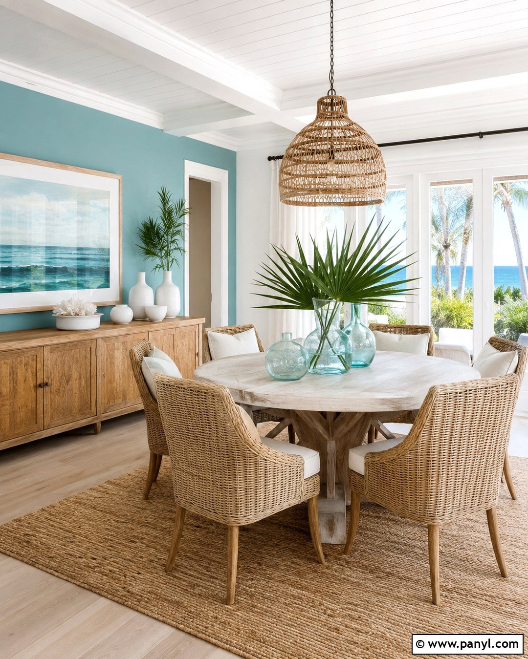Pale Aqua Accent Wall - 20 Coastal Accent Wall Colors